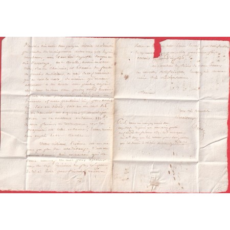 MARQUE 9 PONT LE ROI AUBE 1818 POUR PARIS PONT SUR SEINE INDICE14