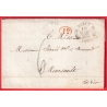 CAD TYPE 11 BERCY SEINE 1832 MEURSAULT COTE D'OR TAXE 6 EN BLEU INDICE 11 DECIME RURAL EN ROUGE