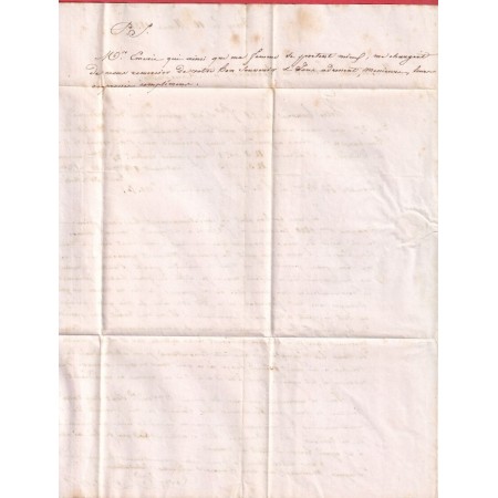 CAD TYPE 11 BERCY SEINE 1832 MEURSAULT COTE D'OR TAXE 6 EN BLEU INDICE 11 DECIME RURAL EN ROUGE