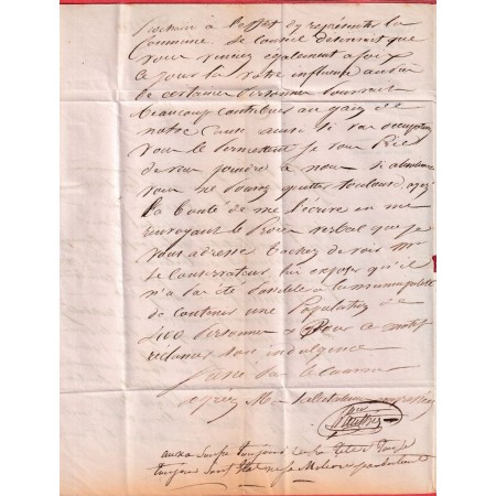 CAD TYPE 11 AX ARIEGE + PP ROUGE 1841 TOULOUSE HAUTE GARONNE INDICE 14