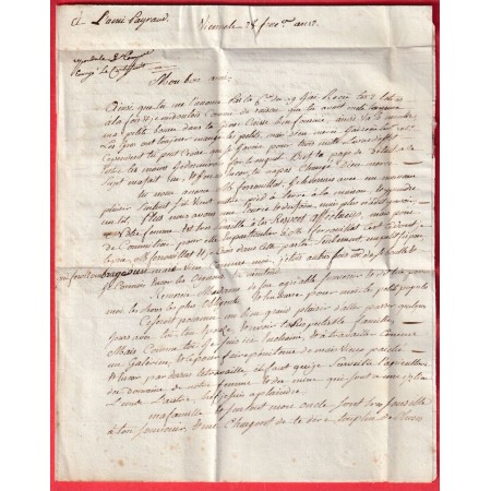 MARQUE P37P VIENNE ISERE  DOUBLE FRAPPE 1804 POUR GRENOBLE 28X9 INDICE 11