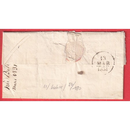 MARQUE 37 CHAPAREILLAN ISERE 1831 48X11 AIX EN PROVENCE BOUCHES DU RHONE INDICE 16