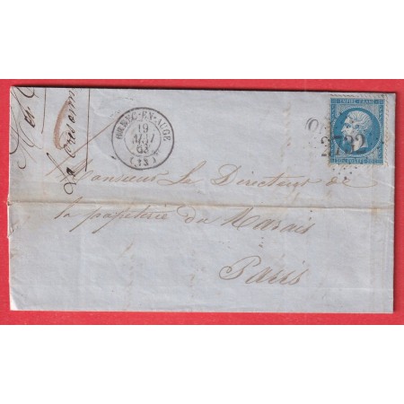 N°22 GC 2732 ORBEC EN AUGE CALVADOS OR LA CRESSONNIERE POUR PARIS