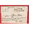 MARQUE P78P DRAGUIGNAN 1805 POUR AIX EN PROVENCE BOUCHES DU RHONE 35X10 INDICE 12