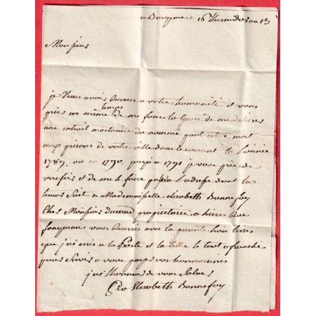 MARQUE P78P DRAGUIGNAN 1805 POUR AIX EN PROVENCE BOUCHES DU RHONE 35X10 INDICE 12