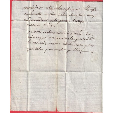 DEBOURSE DE MARSEILLE BOUCHES DU RHONE 1793 MARQUE 12 AIX EN ROUGE POUR CUCURON 1793 INDICE 14