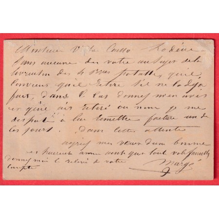 N°53 54 CAD MONTPELLIER HERAULT POUR LODEVE CARTE PRECURSEUR