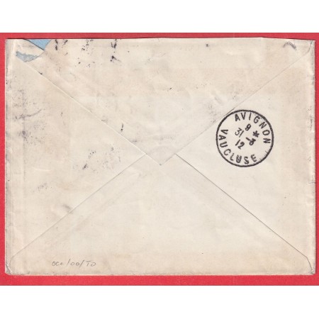 N°137 138 PARIS DEPART LEVEE EXCEPTIONNELLE ENVELOPPE ILLUSTREE BOURSE DU COMMERCE AVIGNON VAUCLUSE