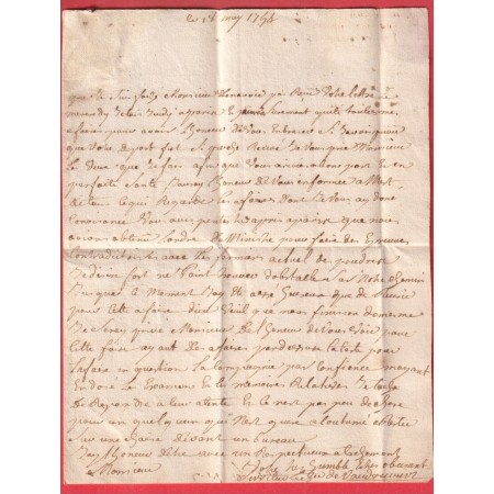 MARQUE ST GERMAIN EN LAYE LN°6 1744 INDICE 17 SEINE ET OISE POUR PARIS