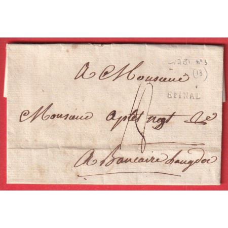 MARQUE EPINAL VOSGES 1781 LN°3 INDICE 13 BEAUCAIRE GARD