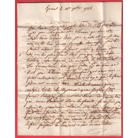 MARQUE EPINAL VOSGES 1781 LN°3 INDICE 13 BEAUCAIRE GARD