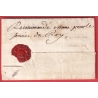 MARQUE MANUSCRIT DE CLERMONT FERRAND PUY DE DOME 1718 INDICE 20 LN°15A POUR GRENOBLE ISERE MILITAIRE AFFAIRE DU ROI