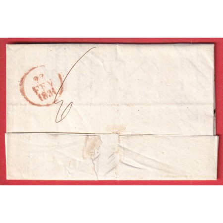 MARQUE P30P ST GAUDENS EN ROUGE 1831 POUR TOULOUSE INDICE 19