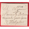 MARQUE MILHAU AVEYRON 1786 MILLAU INDICE 9 POUR MONTPELLIER