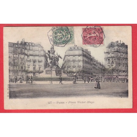 N°129 111 PARIS 49 R MARSOLLIER 1907 LEVEE EXCEPTIONNELLE CARTE POSTALE