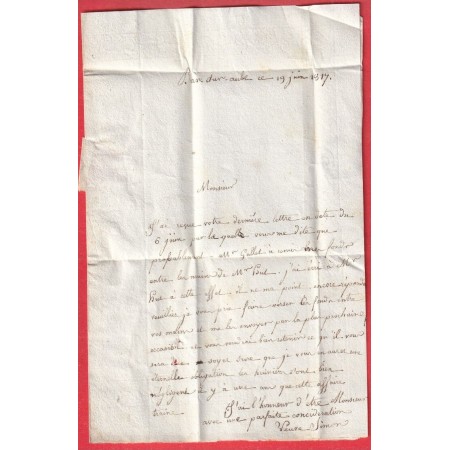 MARQUE P9P BAR SUR AUBE 1817 38X12 VITRY LE FRANCOIS INDICE 10