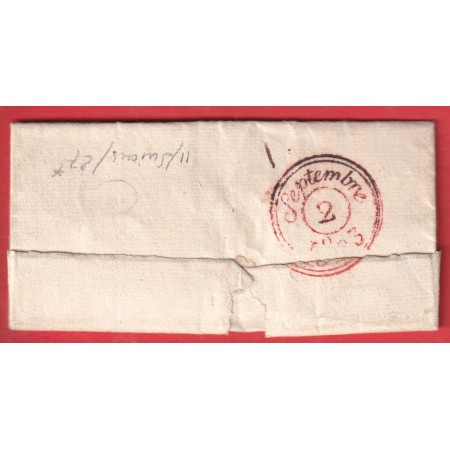 MARQUE 9 PONT LE ROI AUBE 1823 POUR PARIS INDICE 14