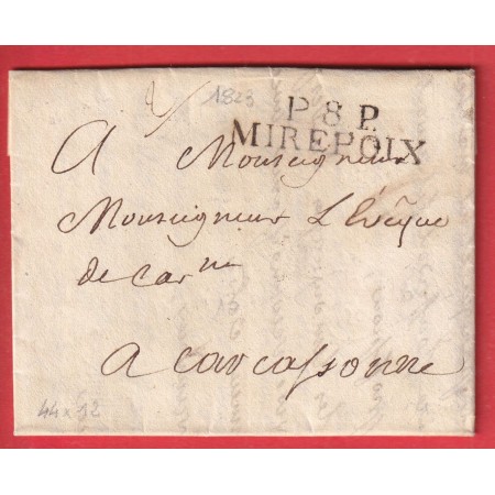 MARQUE P8P MIREPOIX ARIEGE 1823 44X12 CARCASSONNE AUDE INDICE 13