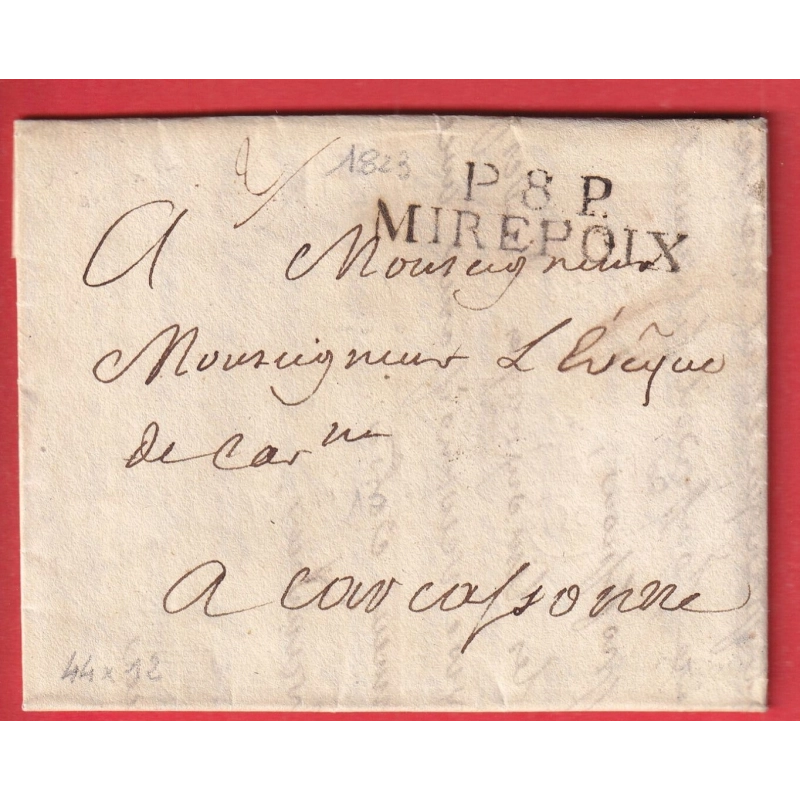 MARQUE P8P MIREPOIX ARIEGE 1823 44X12 CARCASSONNE AUDE INDICE 13