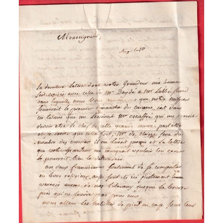 MARQUE P8P MIREPOIX ARIEGE 1823 44X12 CARCASSONNE AUDE INDICE 13