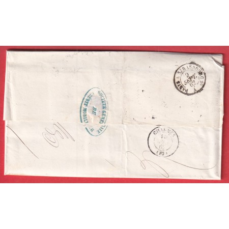 N°14 PERCE EN LIGNE PARIS ETOILE  CHARMES VOSGES 1862