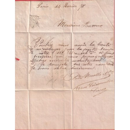 N°67 79 PARIS RUE DE CLERY E1 LEVEE EXCEPTIONNELLE LE PUY HAUTE LOIRE 1878