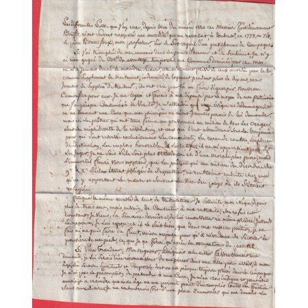 MARQUE P45P MONTFLANQUIN 47X7mm 1818 ANGOULEME CHARENTE INDICE 16