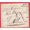 CURSIVE 45 MEZIN LOT ET GARONNE CAD TYPE 12 NERAC POUR BORDEAUX INDICE 16
