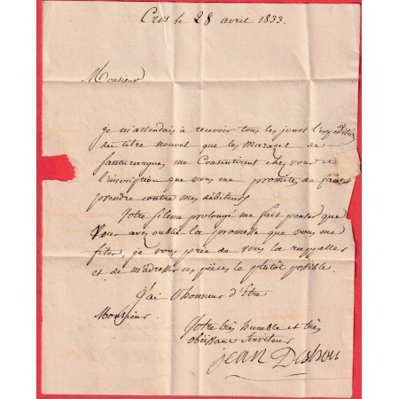 CAD TYPE 13 ST HIPPOLYTE DU FORT 1833 LUNEL HERAULT INDICE 11