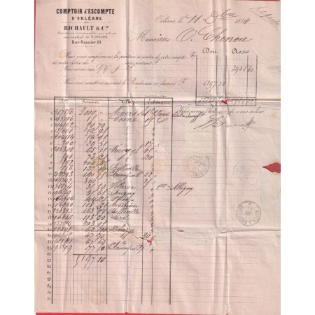 N°38 57 GC 2740 ORLEANS LOIRET POUR COSNE NIEVRE