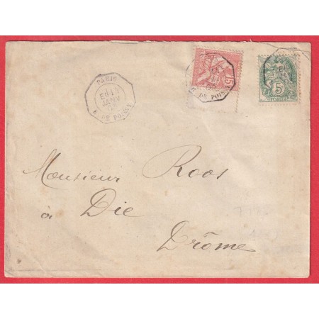 N°111 124 PARIS E1 LEVEE EXCEPTIONNELLE R DE POISSY POUR DIE DROME