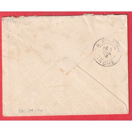 N°130 111 PARIS 15 RUE DE SAINT PERES 5E LEVEE EXCEPTIONNELLE LA CHATRE INDRE 1904