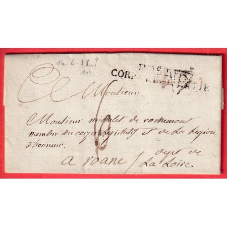 MARQUE POSTES CORPS LEGISLATIF EN NOIR + MARQUE P DE PARIS ROANNE LOIRE INDICE 19 EN NOIR POTHION 1034