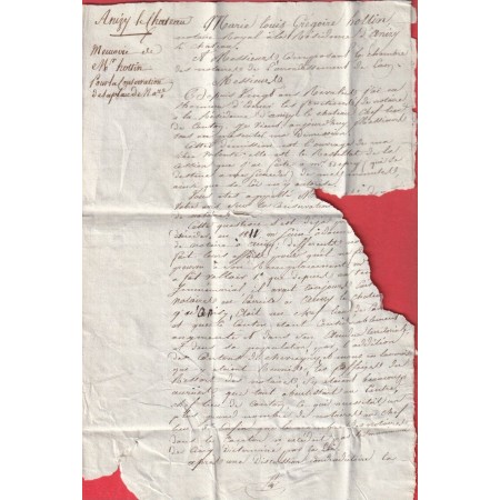 MARQUE P2P CHAVIGNON AISNE POUR LIESSE 1823 INDICE 15