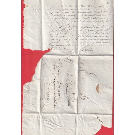 MARQUE P2P CHAVIGNON AISNE POUR LIESSE 1823 INDICE 15