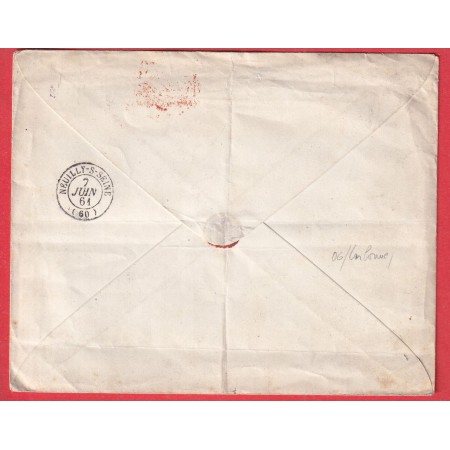 FRANCHISE CABINET DE L'EMPEREUR 1861 POUR NEUILLY SUR SEINE