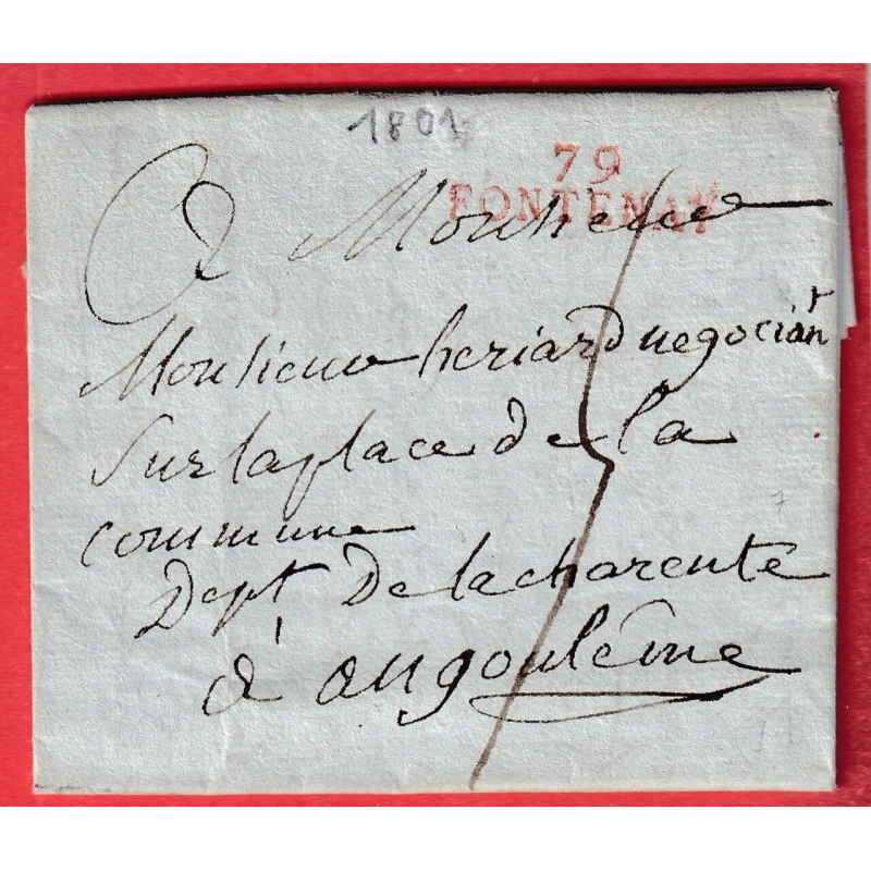 MARQUE 79 FONTENAY VENDEE 1801 ANGOULEME CHARENTE INDICE 7