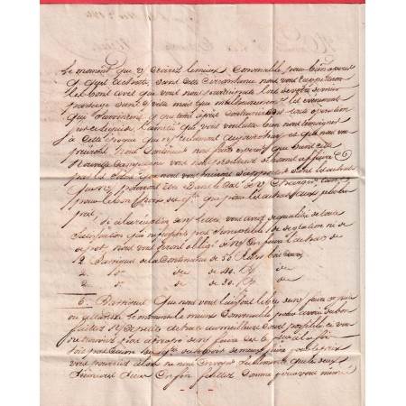 MARQUE 45 AGEN POUR NICE ENTRE NIZZA MARITIMA 1820 ETAT SARDE