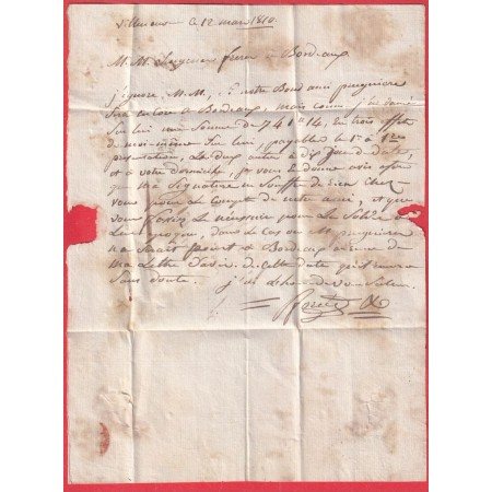 MARQUE P45P VILLENEUVE LOT ET GARONNE INDICE 12 POUR BORDEAUX