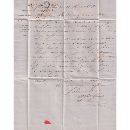 CONVOYEUR STATION ESSAI MONTPELLIER A CETTE HERAULT 4EME CONVOYEUR 1859 INDICE 17