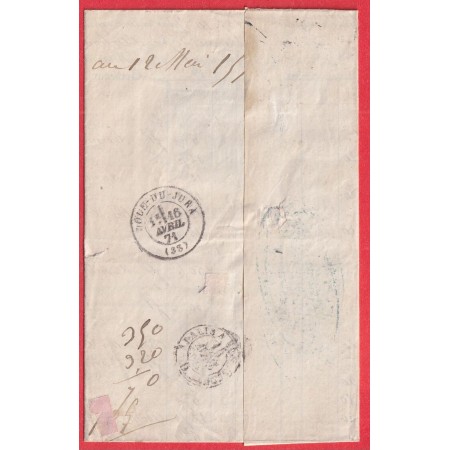 N°46B TTB GC 532 BORDEAUX GIRONDE POUR DOLE JURA BELLE FACTURE