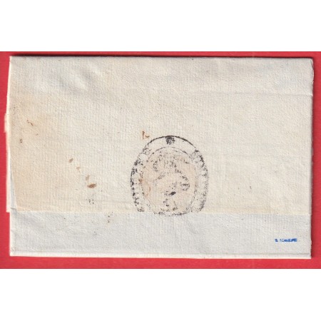 MARQUE NAPOLI NAPLES MINISTERO DELLA GUERRA E DELLA MARINA 1810 POUR BARI ITALIE ITALIA