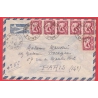 HANOI TONKIN 1947 LETTRE PAR AVION PARIS