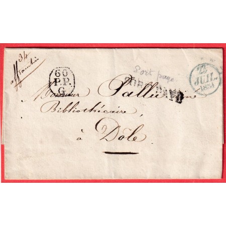MARQUE PARIS 60 PPG PORT PAYE 1831 DOLE JURA