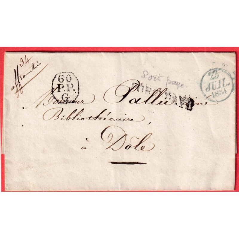 MARQUE PARIS 60 PPG PORT PAYE 1831 DOLE JURA