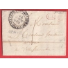 CAD TYPE 13 VILLEFRANCHE DE LAURAGAIS HAUTE GARONNE BOITE RURALE C EN ROUGE MONTESQUIEU CL ROUGE TAXE LOCALE 1