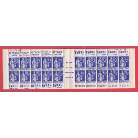 CARNET TYPE PAIX 365 C5 DATE 8.8.38 BYRRH PETROLE HAHN CCP