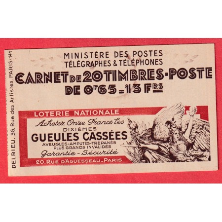 CARNET TYPE PAIX 365 C5 DATE 8.8.38 BYRRH PETROLE HAHN CCP