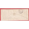 CURSIVE 45 BOUGLON LOT ET GARONNE 1850 TAXE 25 T15 MARMANDE POUR MEILHAN INDICE 13