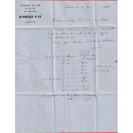 N°14 BLEU NOIR PERCE EN LIGNE PC 65 AMIENS SOMME POUR LE MANS SARTHE